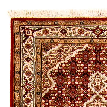 Corredor Tapete Oriental - Tabriz - 296 x 83 cm - vermelho escuro