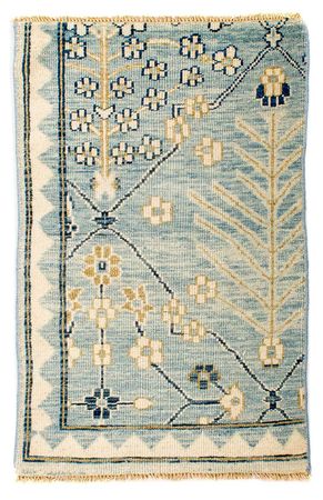 Tapis Ziegler - Moderne - 92 x 62 cm - bleu clair