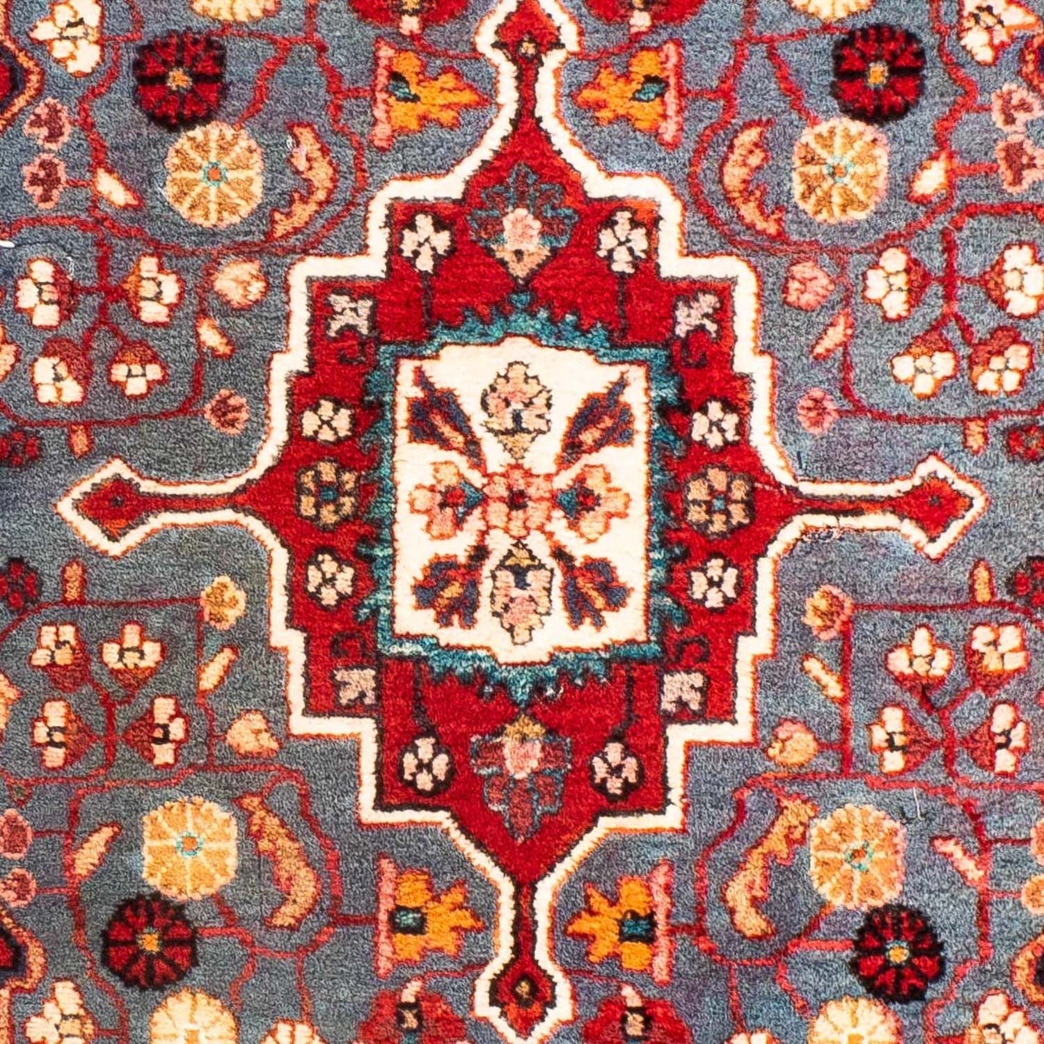 Alfombra persa - Clásica - 95 x 60 cm - rojo oscuro