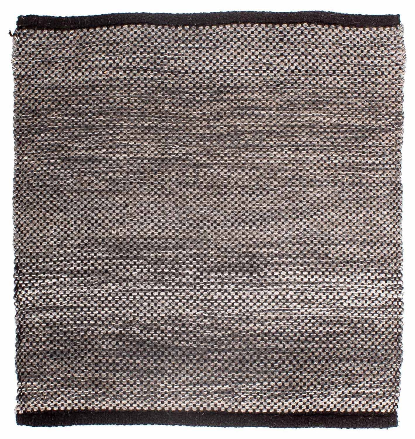 Kelim matta - trendig kvadrat  - 67 x 64 cm - flerfärgad