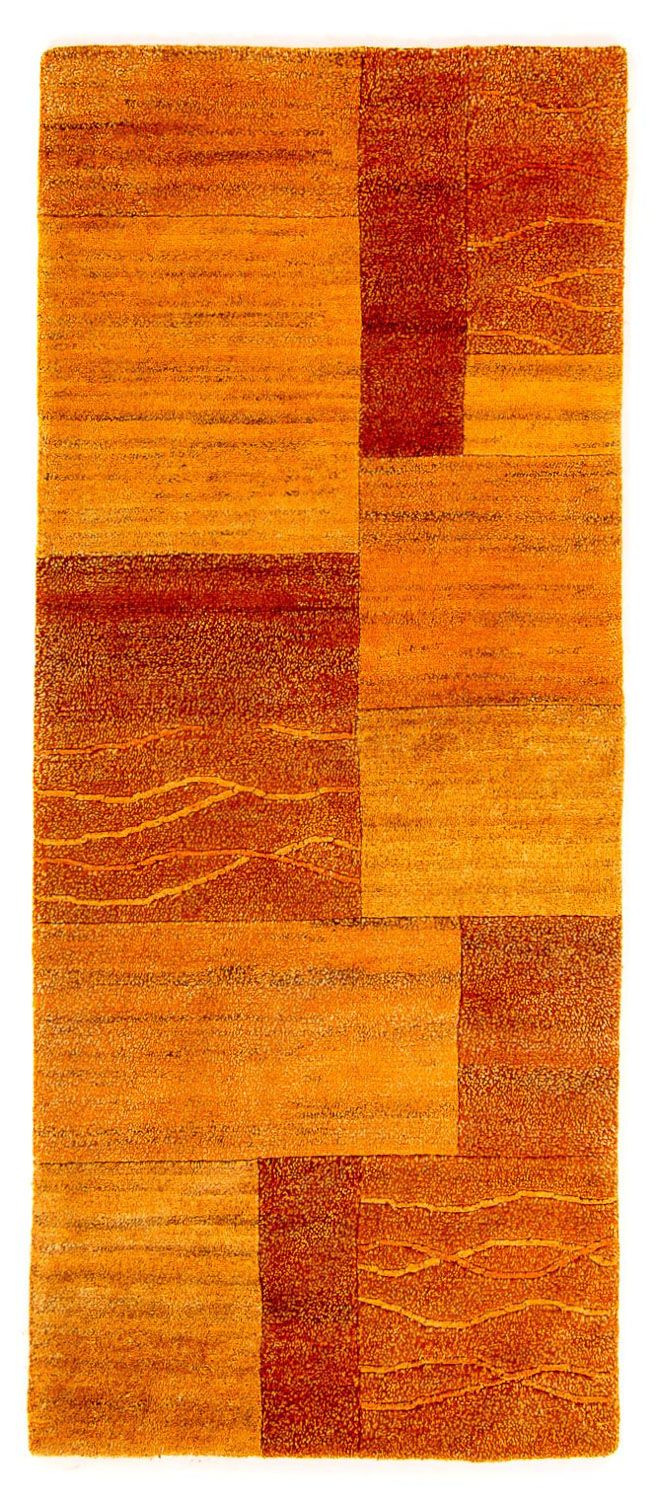 Tapis Népalais - 198 x 84 cm - orange