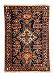 Tapis persan - Nomadic - 170 x 110 cm - bleu foncé