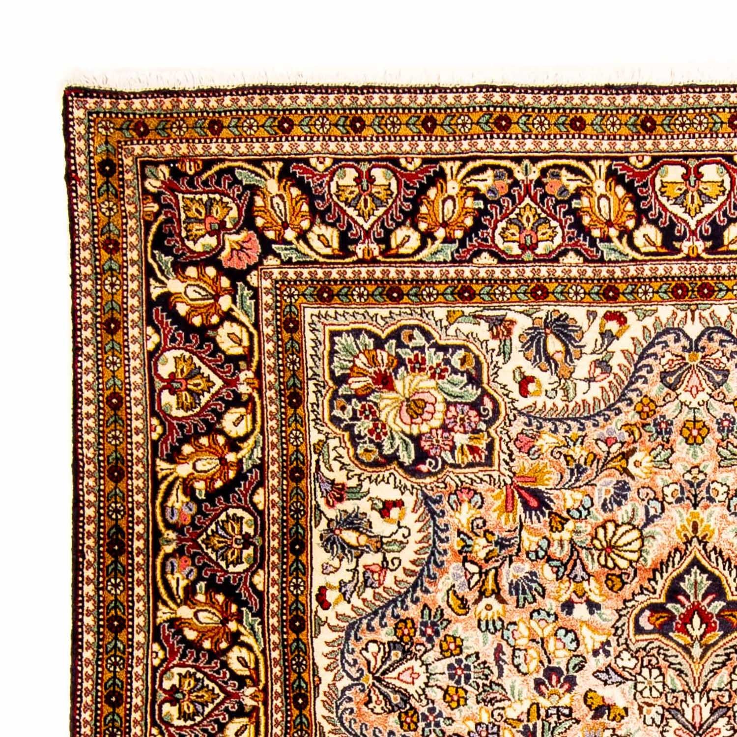 Alfombra persa - Ghom - 206 x 142 cm - beige