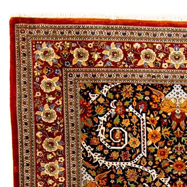 Tapis persan - Ghom - 216 x 116 cm - rouge