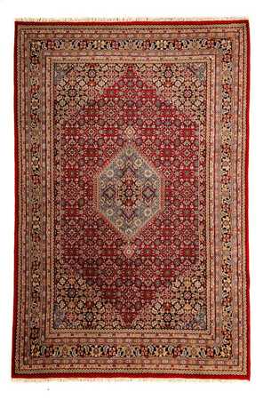 Alfombra oriental - Bidjar - Indus - 305 x 199 cm - rojo