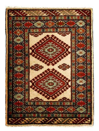 Alfombra Turkaman - 94 x 67 cm - beige