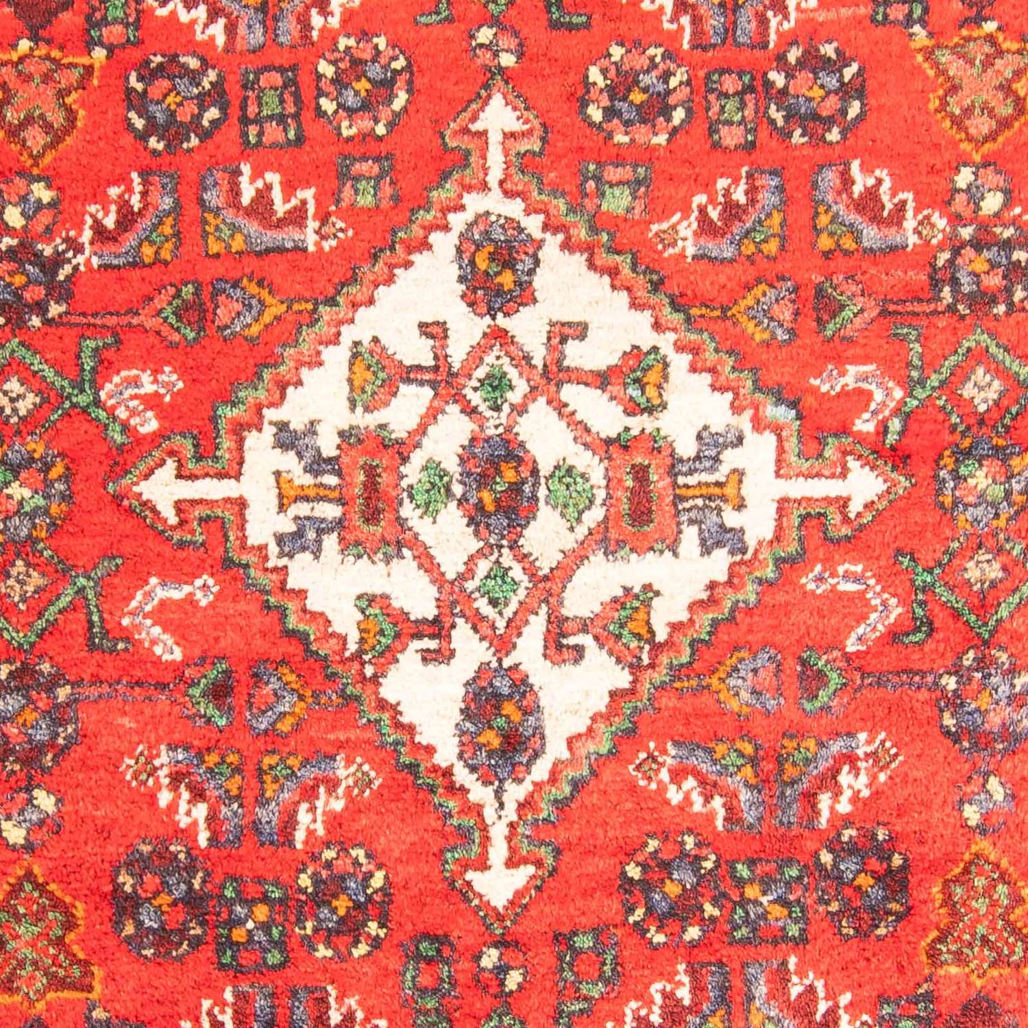 Tapis persan - Nomadic - 207 x 135 cm - rouge