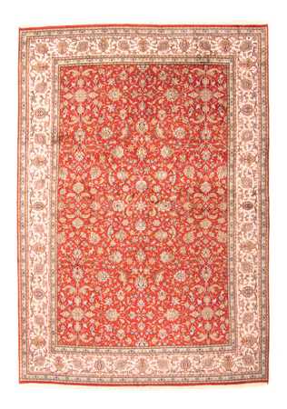 Silk Rug - Kashmir Silk - 277 x 186 cm - red