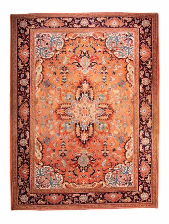 Tapete Persa - Tabriz - Royal - 400 x 300 cm - ferrugem