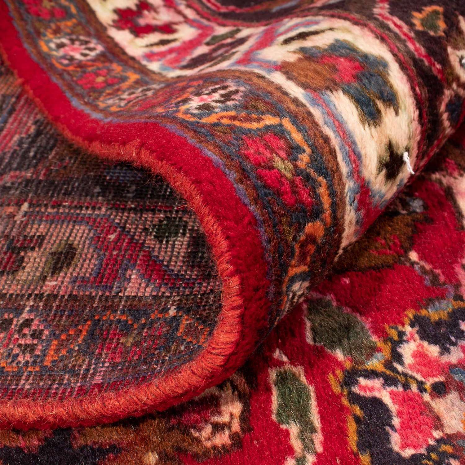 Tapis persan - Classique carré  - 320 x 300 cm - rouge foncé
