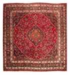 Tapis persan - Classique carré  - 320 x 300 cm - rouge foncé
