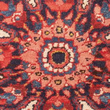 Tapis persan - Nomadic carré  - 92 x 82 cm - rouge foncé