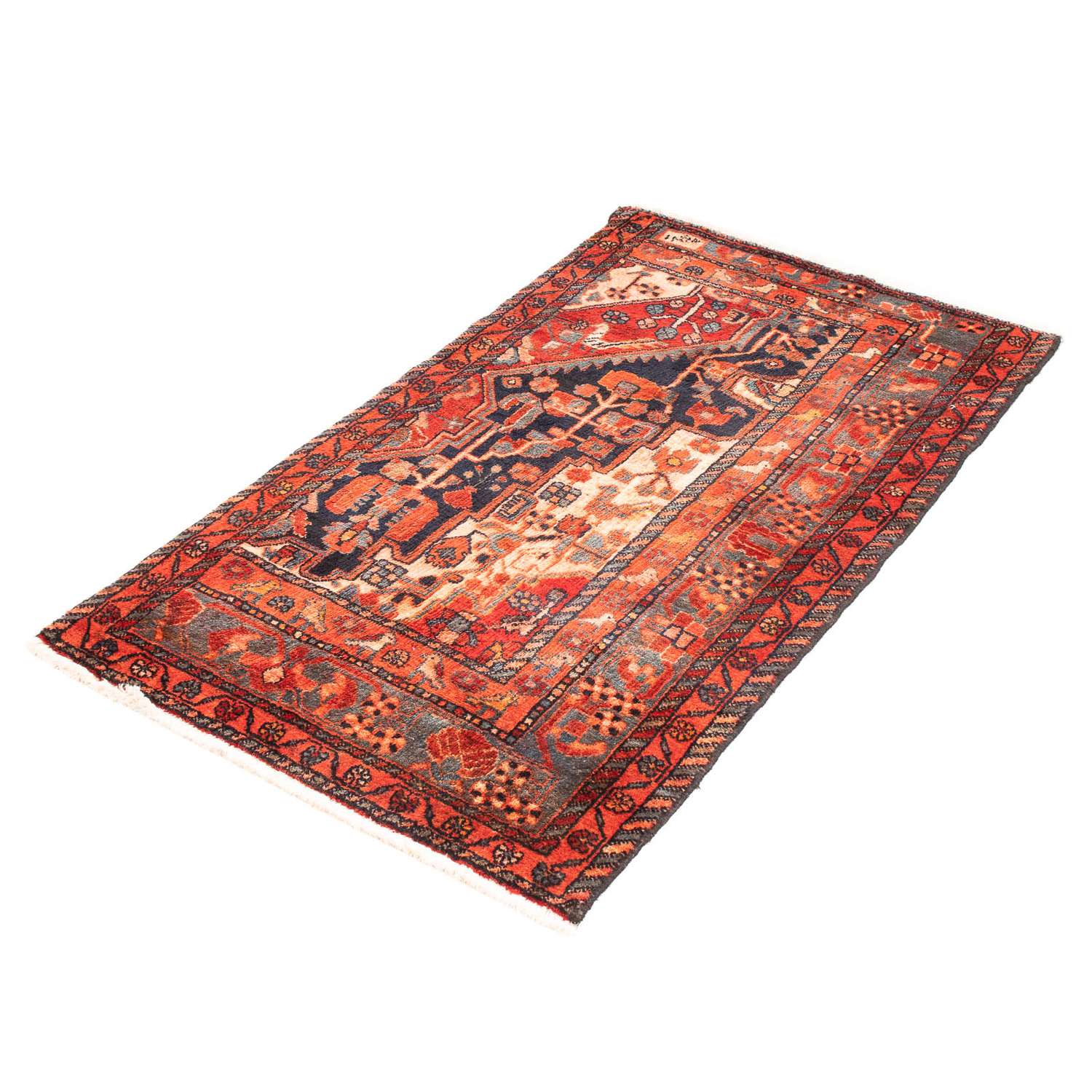 Persisk teppe - Nomadisk - 127 x 71 cm - flerfarget