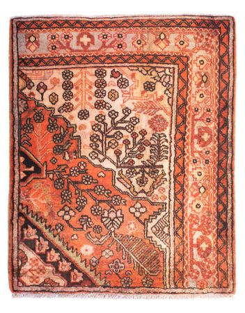 Tapis persan - Nomadic carré  - 114 x 96 cm - multicolore