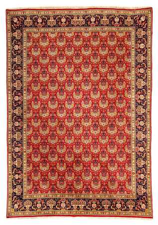 Tappeto Persero - Tabriz - Reale - 300 x 200 cm - rosso scuro