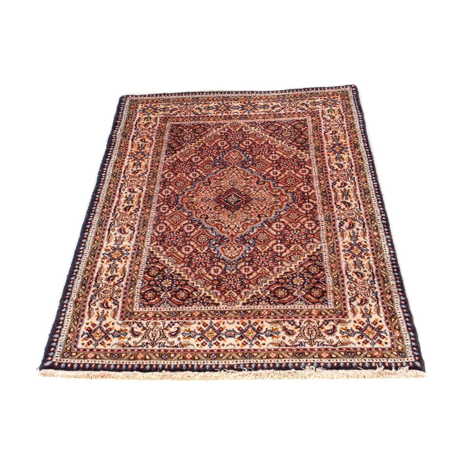 Tapis persan - Classique - 130 x 74 cm - bleu foncé