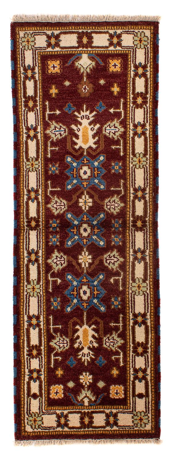 Loper Ziegler Tapijt - Kazak - 201 x 65 cm - donkerrood