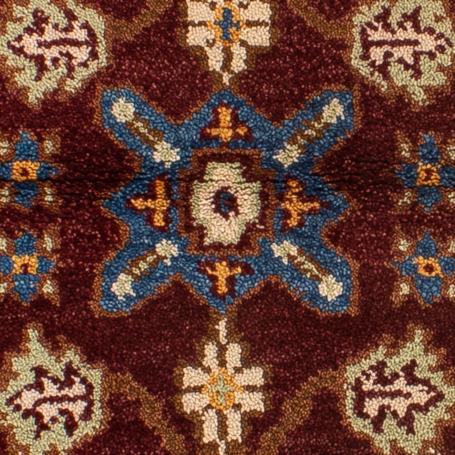 Biegacz Dywan Ziegler - Kazak - 201 x 65 cm - ciemna czerwień