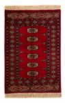 Pakistani Rug - 115 x 78 cm - dark red