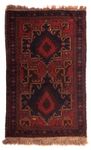 Tapis Belutsch - 117 x 74 cm - rouge foncé