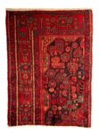 Perser Rug - Nomadic - 132 x 95 cm - dark red