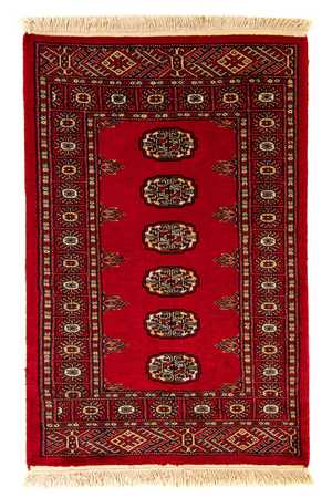 Alfombra Pakistani - 123 x 80 cm - rojo oscuro