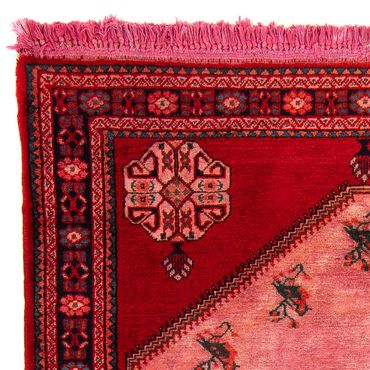 Tapis persan - Nomadic - 155 x 103 cm - rouge clair