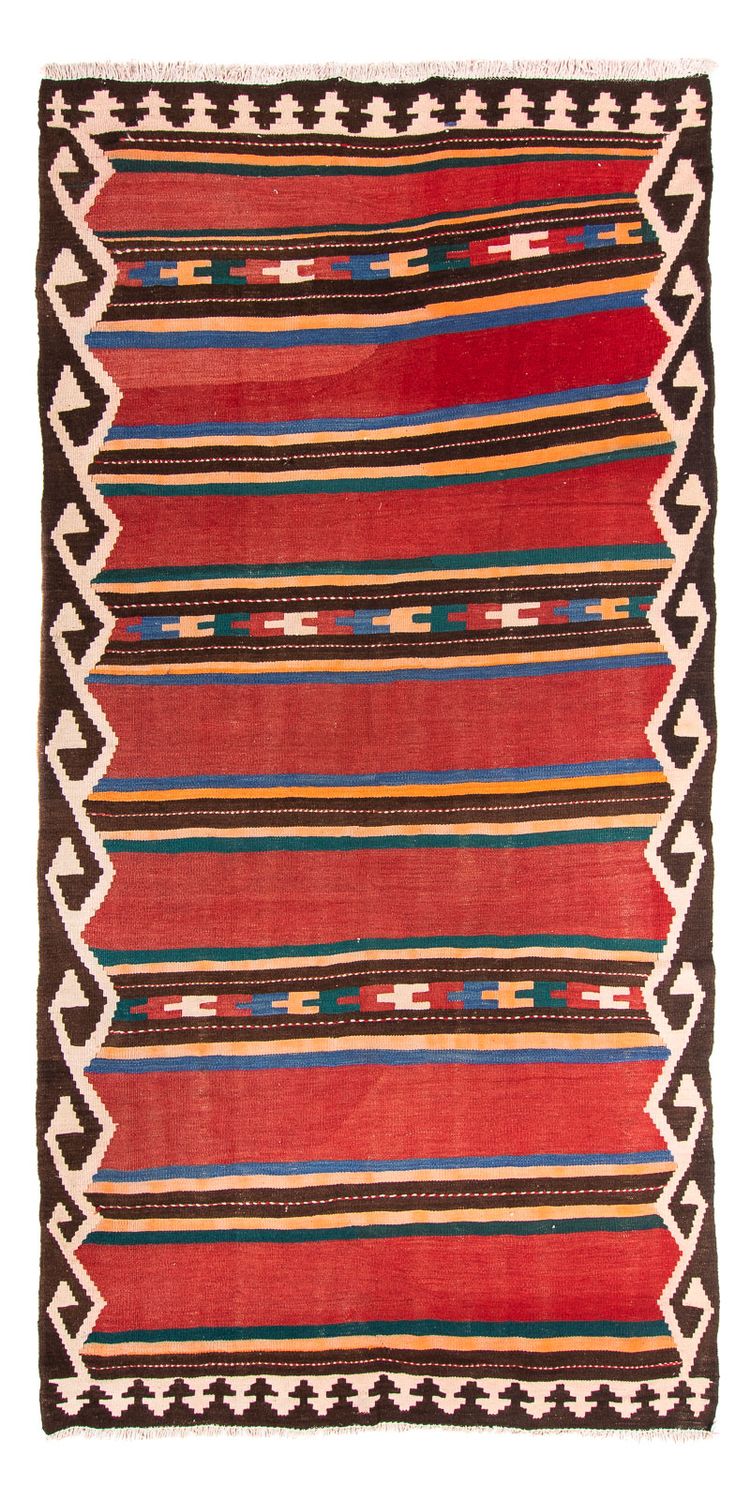 Loper Kelim tapijt - Oud - 315 x 150 cm - veelkleurig