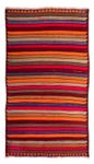 Runner Kelim Rug - Old - 355 x 125 cm - multicolored