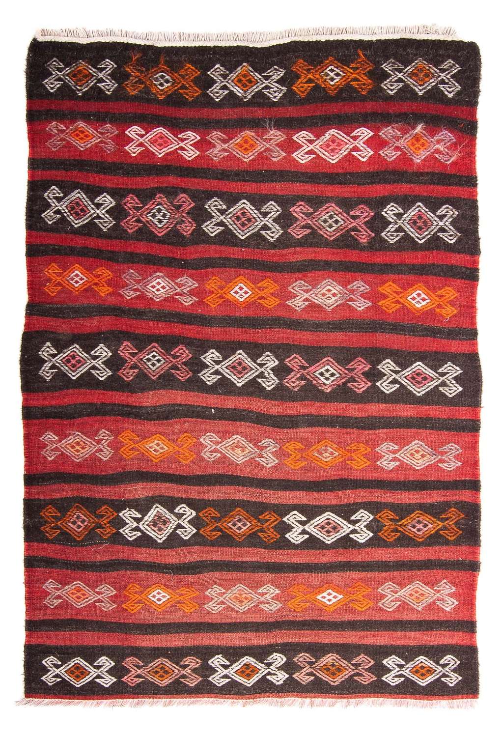 Kelimský koberec - Starý - 160 x 115 cm - vícebarevné