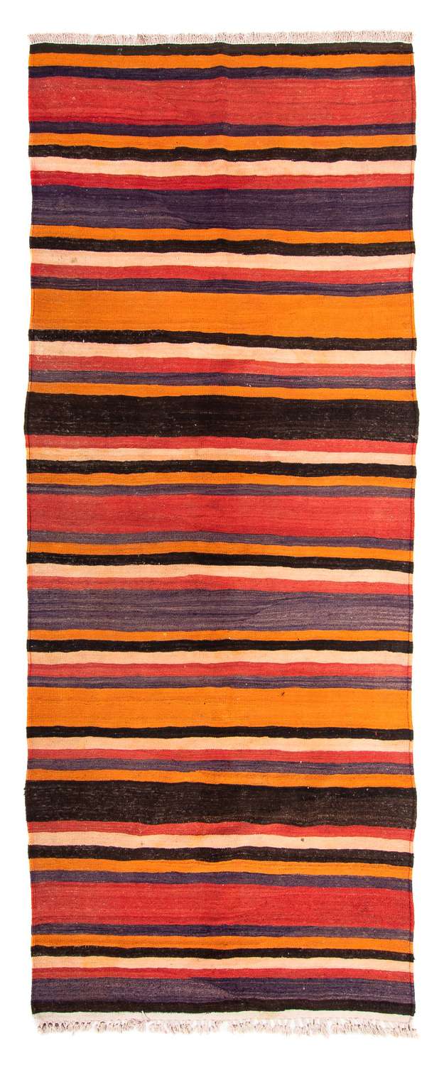 Corredor Tapete Kelim - Antigo - 330 x 130 cm - multicolorido