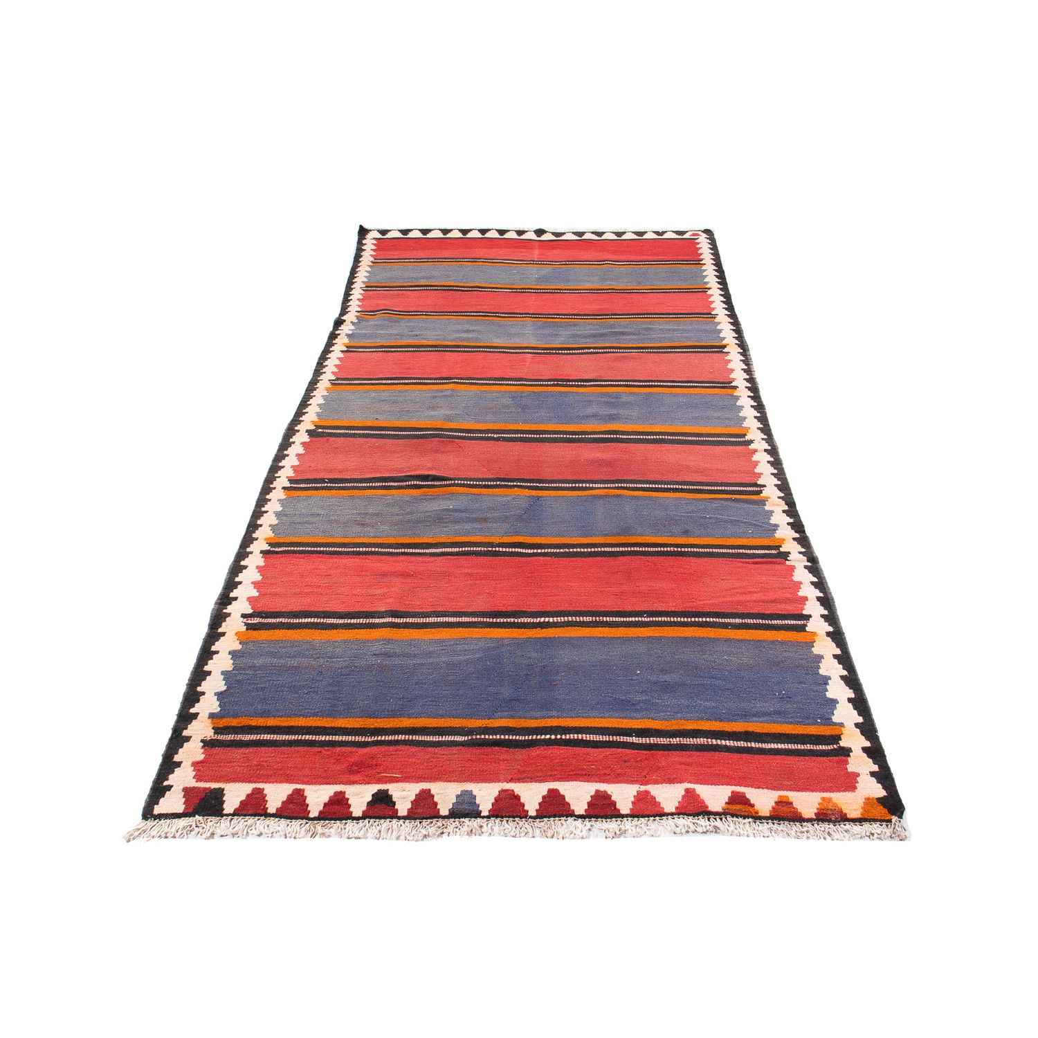 Runner Kelim Rug - Old - 290 x 130 cm - multicolored