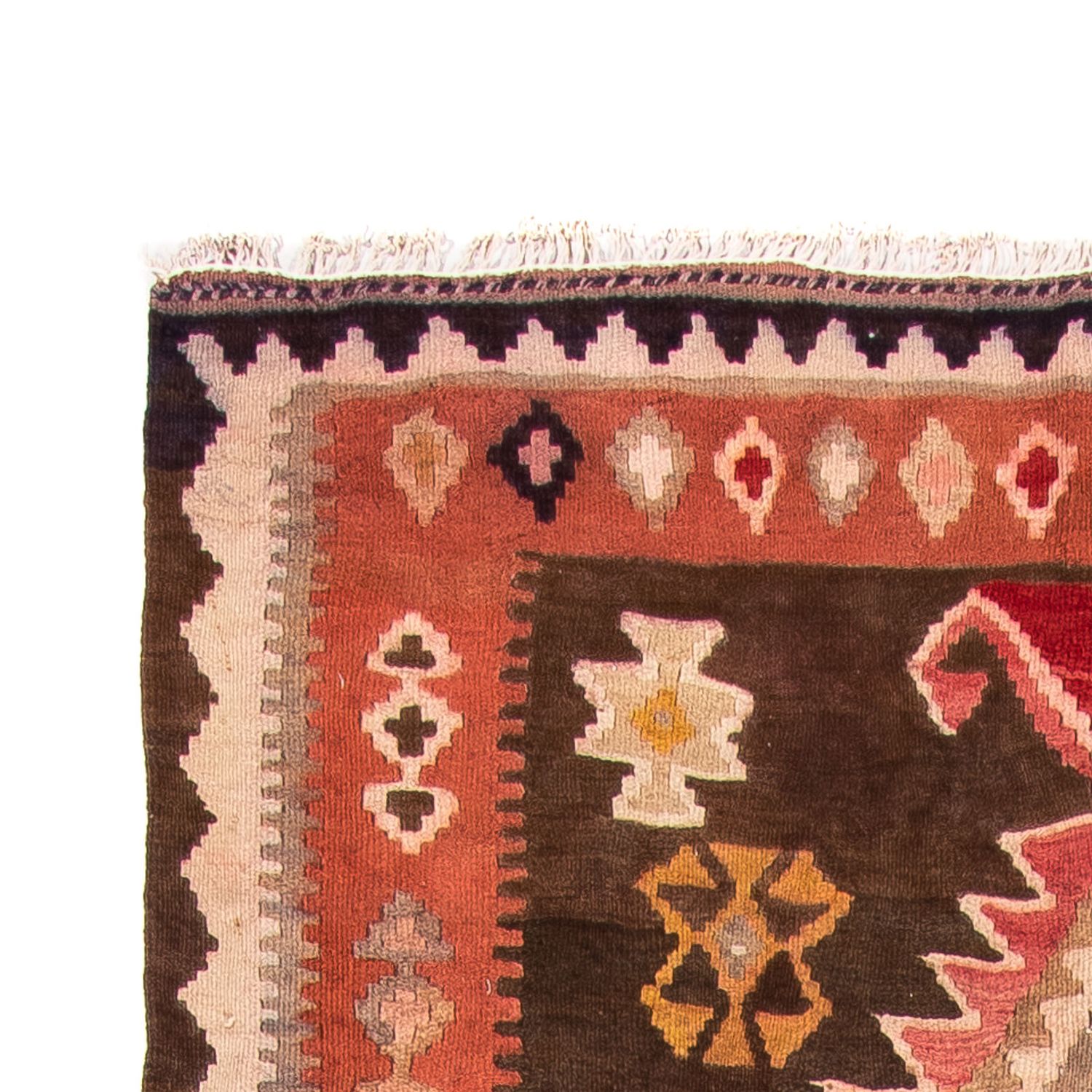 Runner Kelim Rug - Old - 310 x 140 cm - multicolored