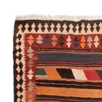 Runner Kelim Rug - Old - 390 x 170 cm - multicolored