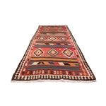 Tapis de couloir Tapis Kelim - Vieux - 390 x 170 cm - multicolore