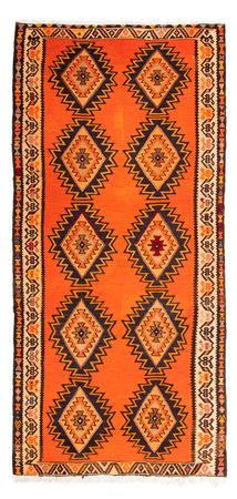 Tapis de couloir Tapis Kelim - Vieux - 290 x 140 cm - multicolore