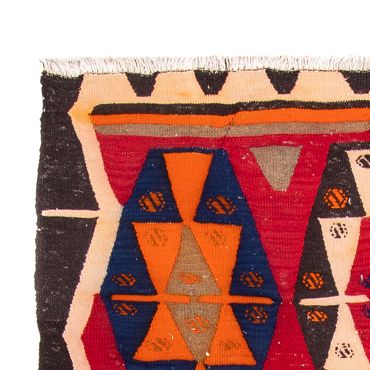 Corredor Tapete Kelim - Antigo - 300 x 160 cm - multicolorido