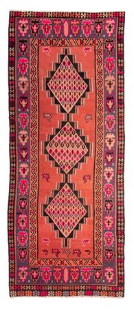 Tapis de couloir Tapis Kelim - Vieux - 380 x 160 cm - multicolore