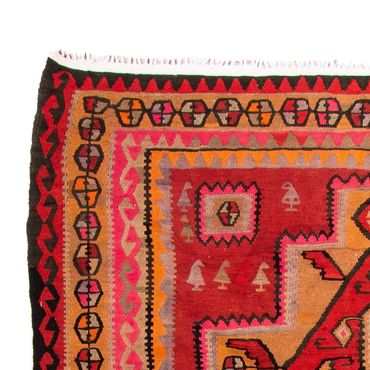 Tapete Kelim - Antigo - 350 x 190 cm - multicolorido