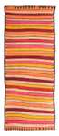 Tapis de couloir Tapis Kelim - Vieux - 370 x 160 cm - multicolore