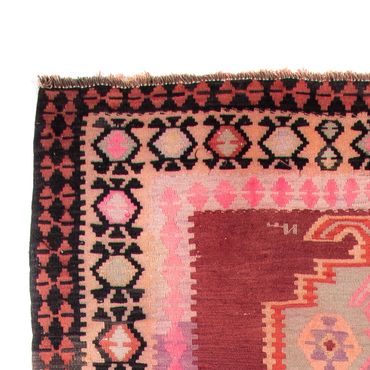 Runner Kelim Rug - Old - 395 x 180 cm - multicolored