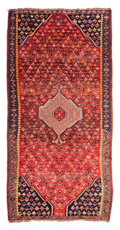 Tapis Kelim - Vieux - 340 x 170 cm - multicolore