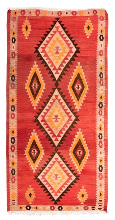 Alfombra Kelim - Antigua - 283 x 142 cm - multicolor