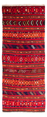 Runner Kelim Rug - Old - 350 x 145 cm - multicolored