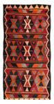 Runner Kelim Rug - Old - 325 x 155 cm - multicolored