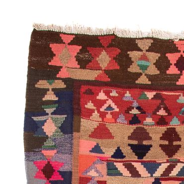 Runner Kelim Rug - Old - 300 x 150 cm - multicolored