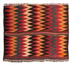 Kelimský koberec - Starý čtvercový  - 125 x 100 cm - vícebarevné