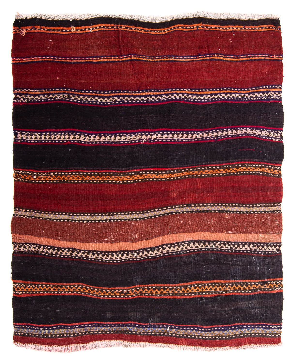 Tapete Kelim - Antigo - 130 x 120 cm - multicolorido