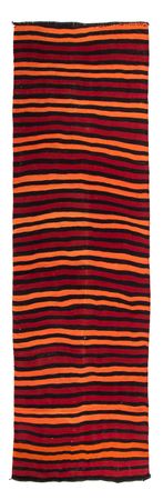 Tapis de couloir Tapis Kelim - Vieux - 300 x 100 cm - multicolore