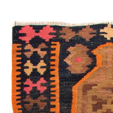 Runner Kelim Rug - Old - 245 x 110 cm - multicolored